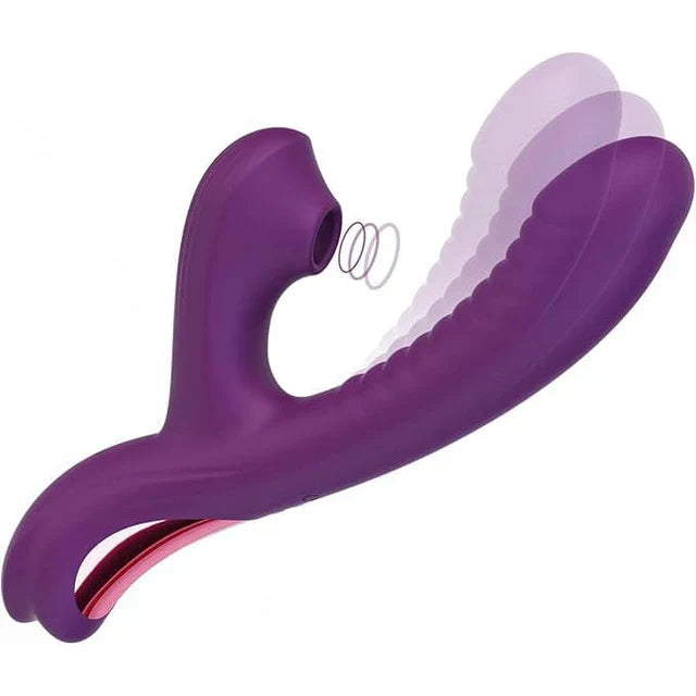 Rabbit Vibrator with Suction & Vibration