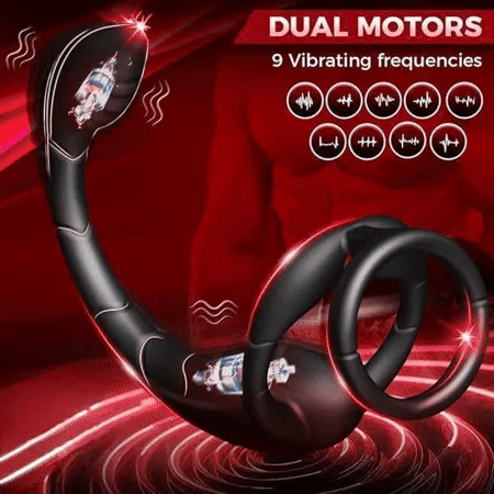 Der Scorpion 3-in-1 – Ring, Perineum & Plug