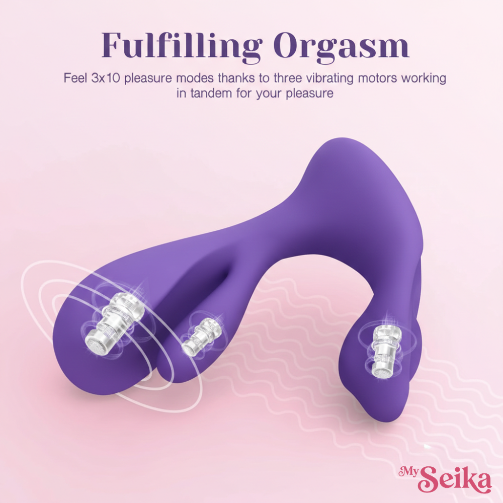 Wearable Rabbit Vibrator With Dual Stimulation