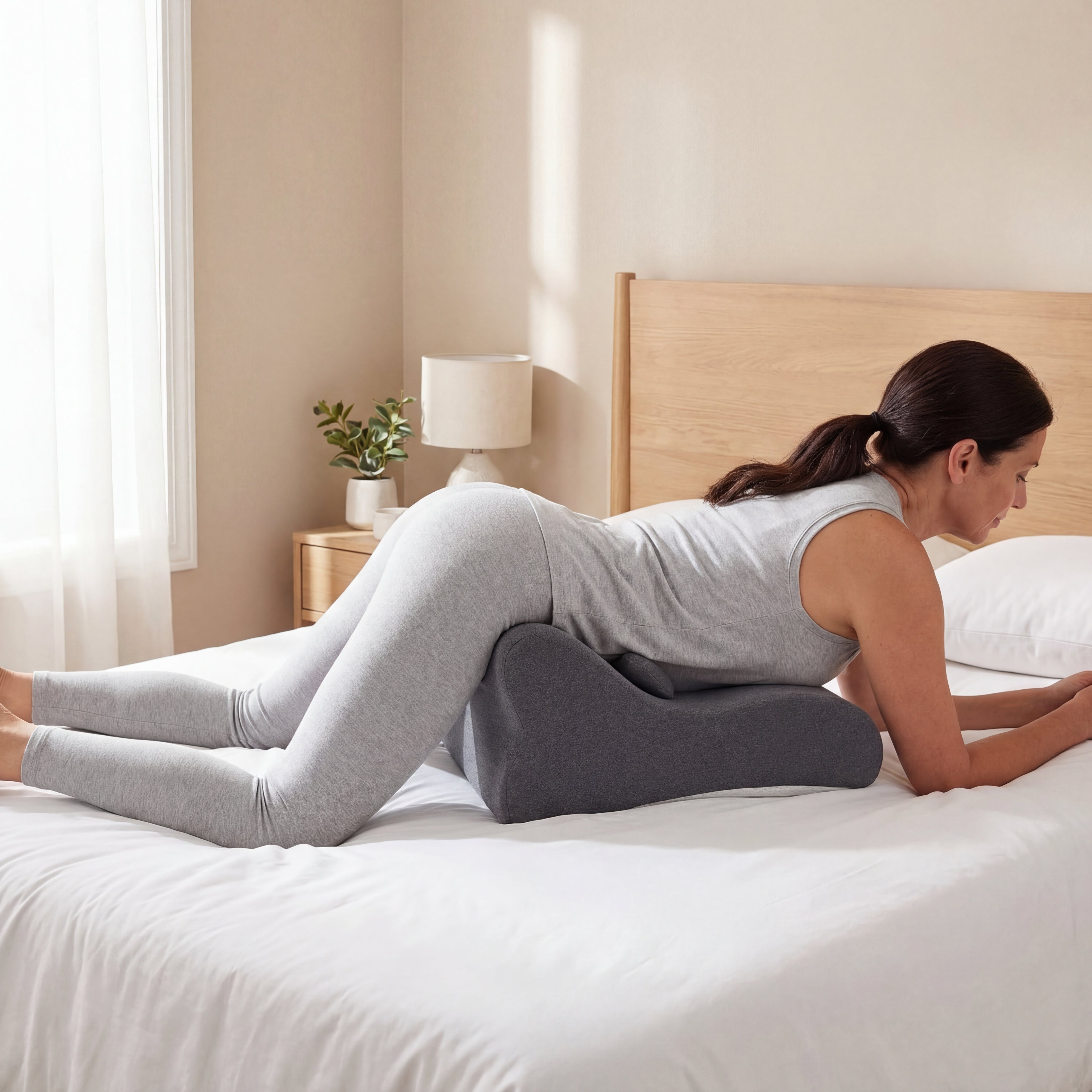Intimate Positioning Pillow - 27° Ergonomic Support Wedge for Comfortable Intimacy